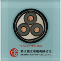 8.7/15KV Electrical Power Cable Copper Core XLPE Insulated PVC Sheathed Cable YJV22 3*50mm2